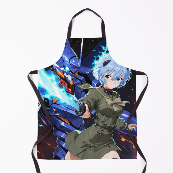 Item preview, Rei Ayanami Neon Genesis Evangelion Anime Girl Waifu Mecha Sword Flame designed and sold by 108Recordings.