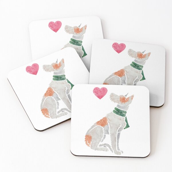 Item preview, Watercolour Wirehaired Ibizan Hound designed and sold by animalartbyjess.