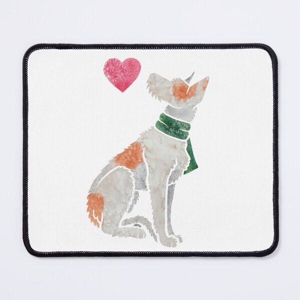 Item preview, Watercolour Wirehaired Ibizan Hound designed and sold by animalartbyjess.