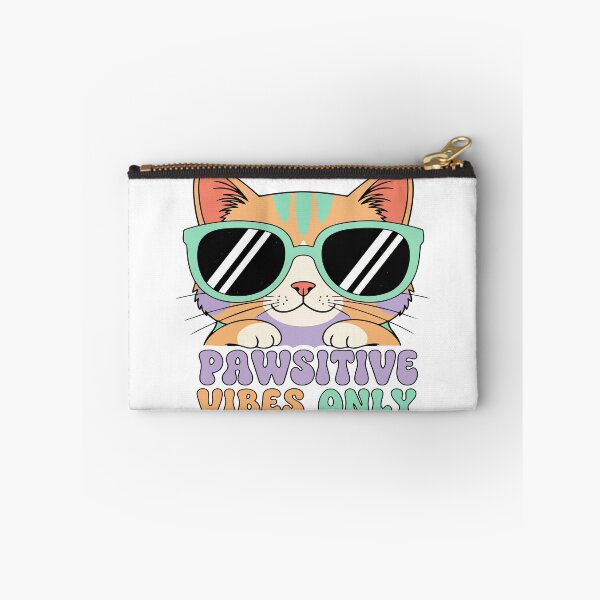 Item preview, cat puns Pawsitive Vibes Only designed and sold by Uglyandcute.