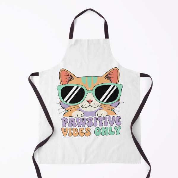 Item preview, cat puns Pawsitive Vibes Only designed and sold by Uglyandcute.
