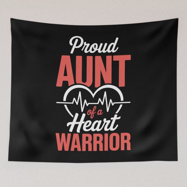 Item preview, Proud Aunt of a Heart Warrior CHD Awareness designed and sold by PunkNation-Arts.