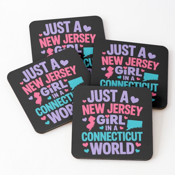 Item preview, Proud Girl Just a New Jersey girl in a Connecticut World designed and sold by PunkNation-Arts.