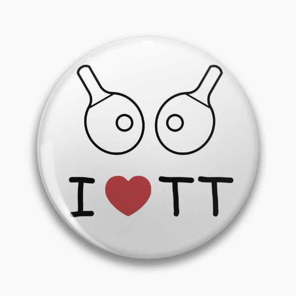 Item preview, I <3 TT (for table tennis fans) designed and sold by Paddle Down Apparel.