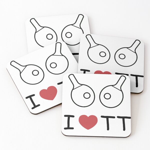 Item preview, I <3 TT (for table tennis fans) designed and sold by Paddle Down Apparel.