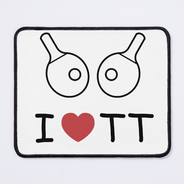 Item preview, I <3 TT (for table tennis fans) designed and sold by Paddle Down Apparel.
