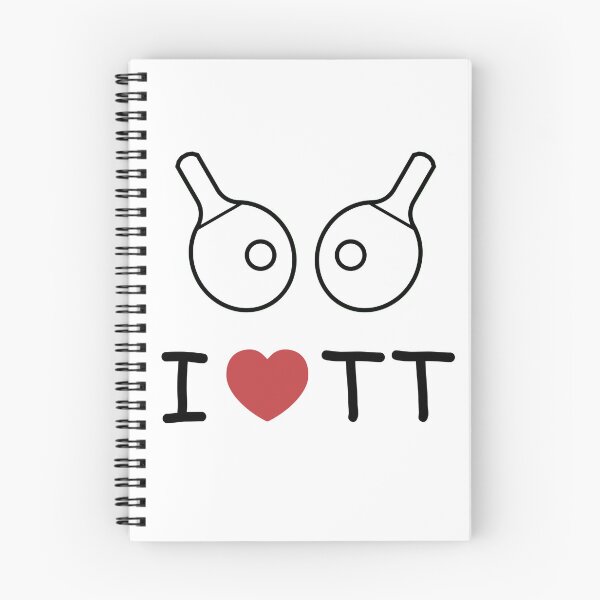 Item preview, I <3 TT (for table tennis fans) designed and sold by Paddle Down Apparel.