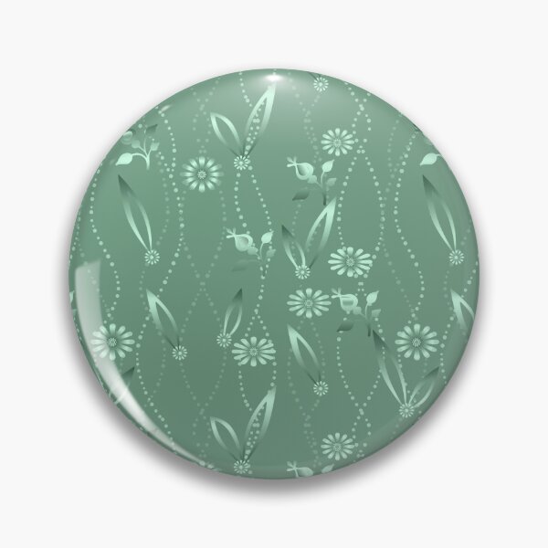 Item preview, Floral pattern retro monochrome fine designed and sold by fuzzyfox.
