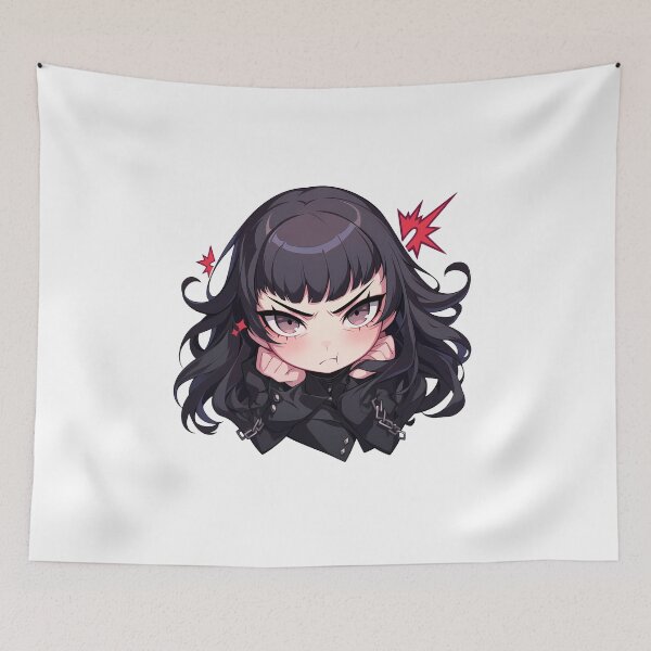Item preview, Sae Niijima Persona 5 Chibi Angry Prosecutor Energy designed and sold by 108Recordings.