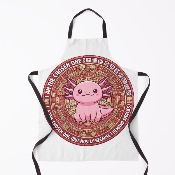 Item preview, I Am The Chosen One (But Mostly Because I Demand Snacks) - Axolotl designed and sold by SlyFenrir.