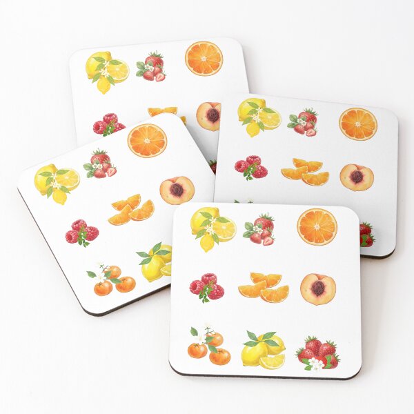 Item preview, Watercolor Citrus and Berry Botanical Illustration Collection designed and sold by VibranPalette.