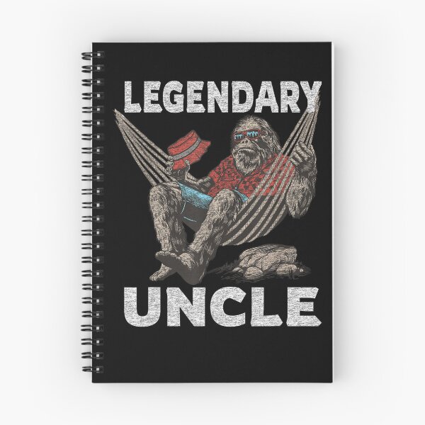 Item preview, Legendary Uncle Bigfoot Drinking Beer in Hammock Funny Sasquatch designed and sold by alber-garnell.