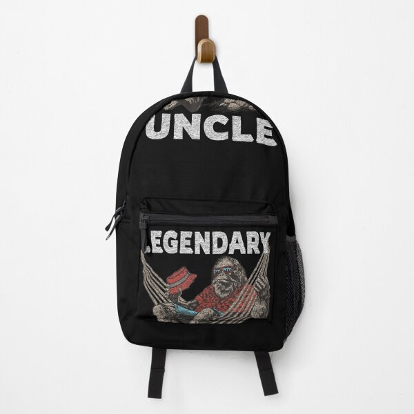 Item preview, Legendary Uncle Bigfoot Drinking Beer in Hammock Funny Sasquatch designed and sold by alber-garnell.
