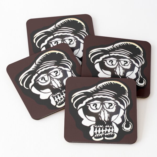 Item preview, Skull with pointed cap, glasses and question mark designed and sold by ZoffArt-Shop.