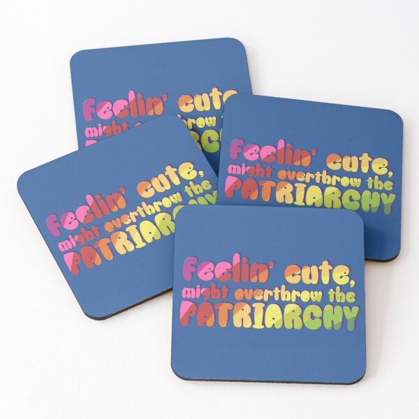 Item preview, Feelin' Cute, Overthrow the Patriarchy designed and sold by RareSquareBearArts.