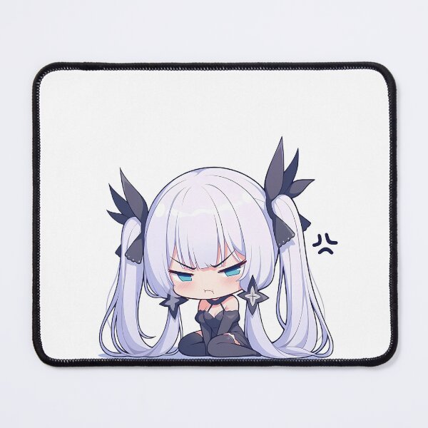 Item preview, Illustrious Azur Lane Chibi Angry Kawaii Waifu Pout designed and sold by 108Recordings.