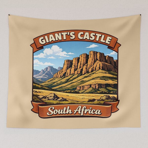 Item preview, Giant's Castle, South Africa - Mountain Landscape designed and sold by Myra365Art.