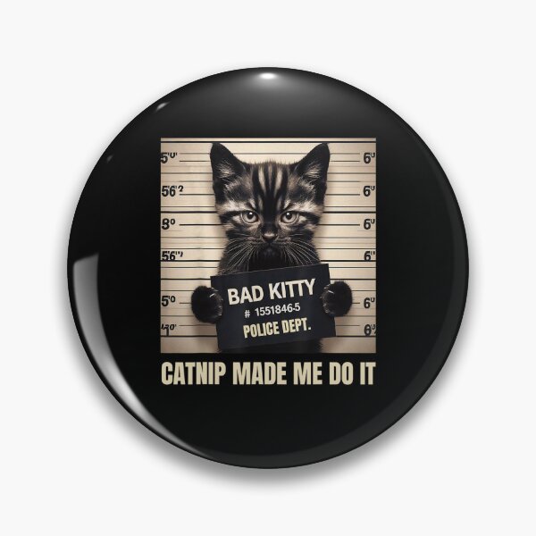 Item preview, Catnip Made Me Do It Mugshot for Cat Lover Cat Mom Cat Dad designed and sold by alber-garnell.