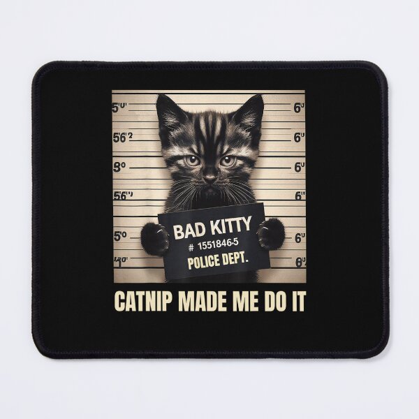 Item preview, Catnip Made Me Do It Mugshot for Cat Lover Cat Mom Cat Dad designed and sold by alber-garnell.