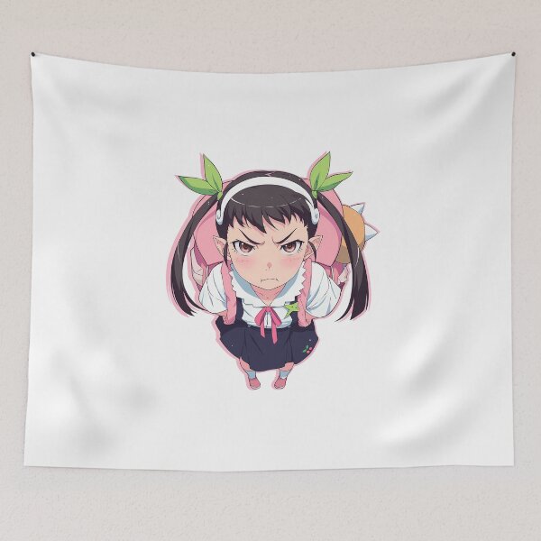 Item preview, Mayoi Hachikuji Bakemonogatari Chibi Angry Backpack Stomp designed and sold by 108Recordings.
