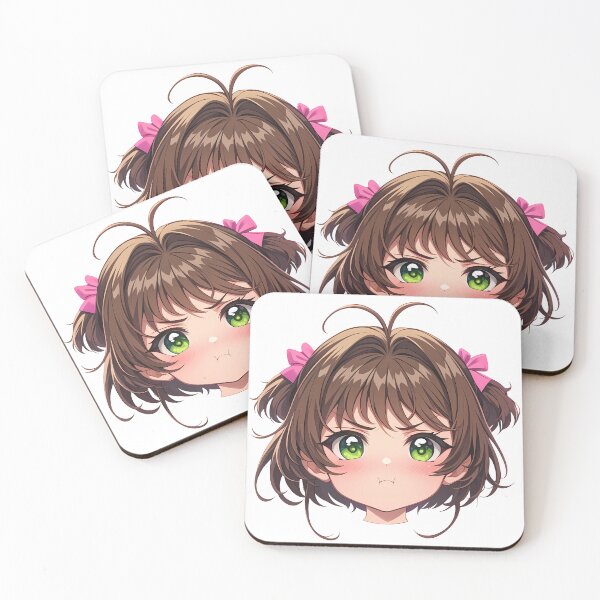 Item preview, Sakura Kinomoto Cardcaptor Sakura Chibi Angry Pout designed and sold by 108Recordings.