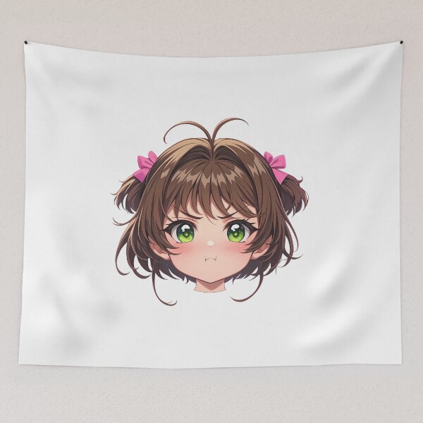 Item preview, Sakura Kinomoto Cardcaptor Sakura Chibi Angry Pout designed and sold by 108Recordings.