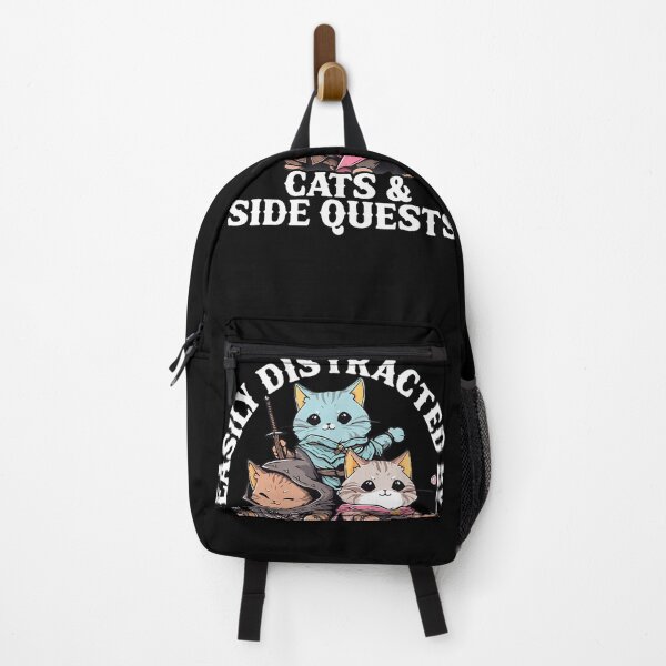 Item preview, Cats Side Quest Distracted Tabletop Funny Men Women Kids Dad  designed and sold by alber-garnell.