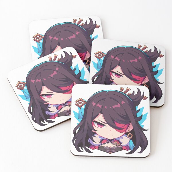 Item preview, Beidou Genshin Impact Chibi Kawaii Angry Waifu designed and sold by 108Recordings.