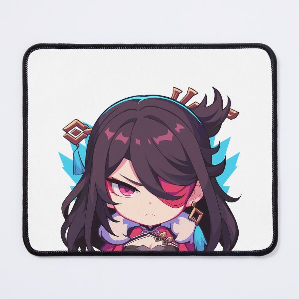 Item preview, Beidou Genshin Impact Chibi Kawaii Angry Waifu designed and sold by 108Recordings.