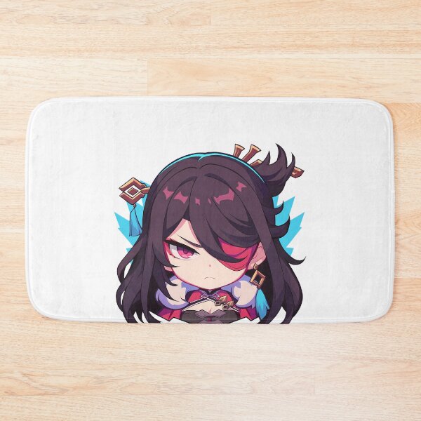 Item preview, Beidou Genshin Impact Chibi Kawaii Angry Waifu designed and sold by 108Recordings.