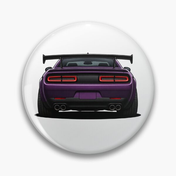 Item preview, Purple Muscle Car Rear View – Widebody Street Performance Design designed and sold by GT Garage.