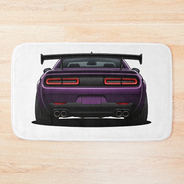 Item preview, Purple Muscle Car Rear View – Widebody Street Performance Design designed and sold by GT Garage.