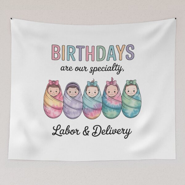 Item preview, Summer Labor and Delivery Nurse Tie Dye Birthday Specialist designed and sold by PunkNation-Arts.