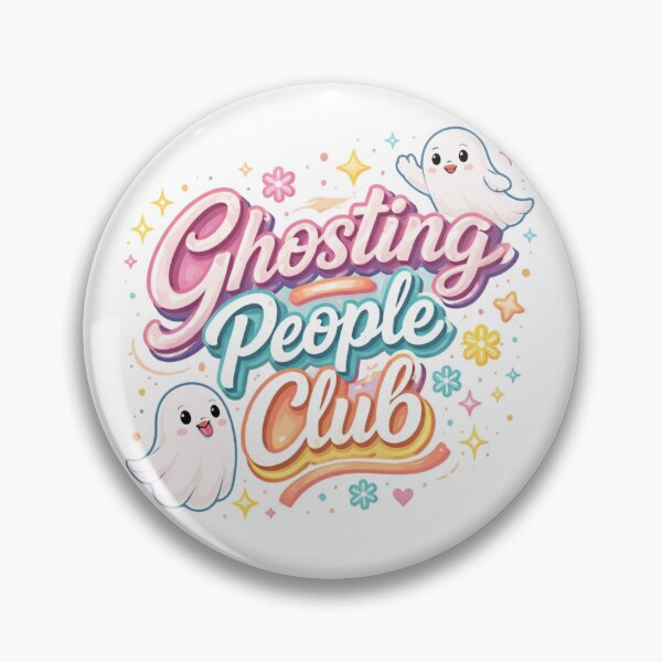 Item preview, Ghosting People Club Cute Retro Ghost Aesthetic Design designed and sold by Sanika arts .