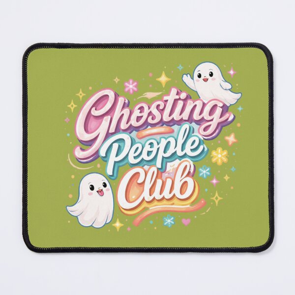 Item preview, Ghosting People Club Cute Retro Ghost Aesthetic Design designed and sold by Sanika arts .