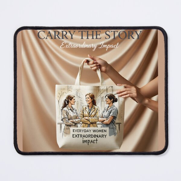 Item preview, Carry the Story — Everyday Women with Extraordinary Impact | Tote Design & Lifestyle Image designed and sold by Creative-RE.