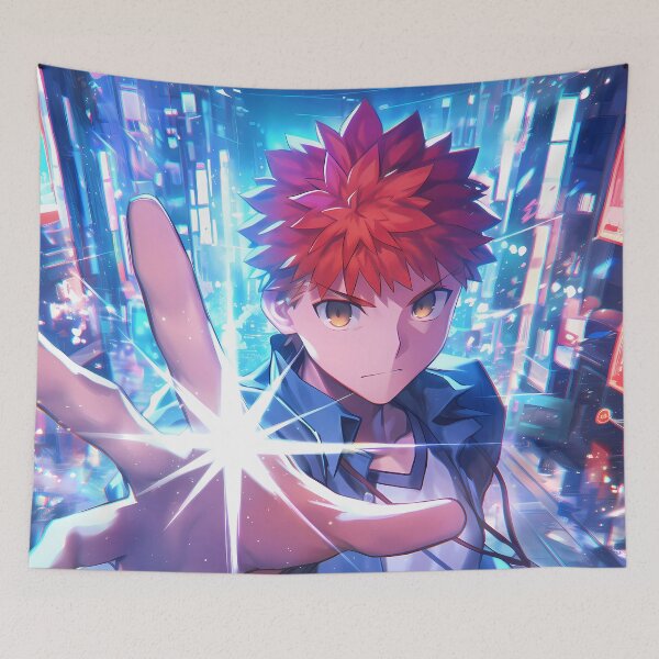 Item preview, Shirou Emiya Fate Stay Night City Lights Magic Spark designed and sold by 108Recordings.