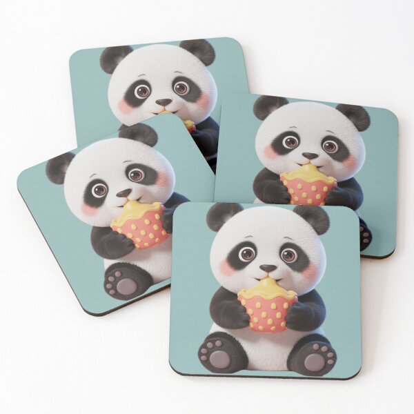 Item preview, Baby Panda Eating Strawberry. designed and sold by Brochamorocha.