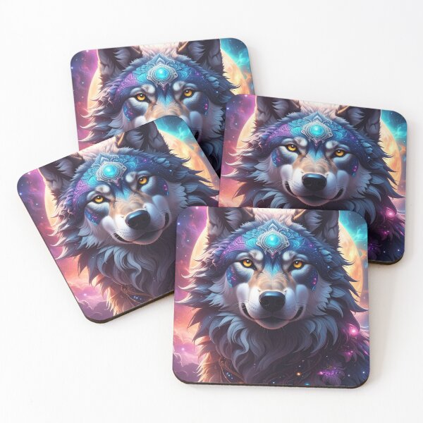 Item preview, Celestial Galaxy Wolf Spirit designed and sold by Yotambuuga.