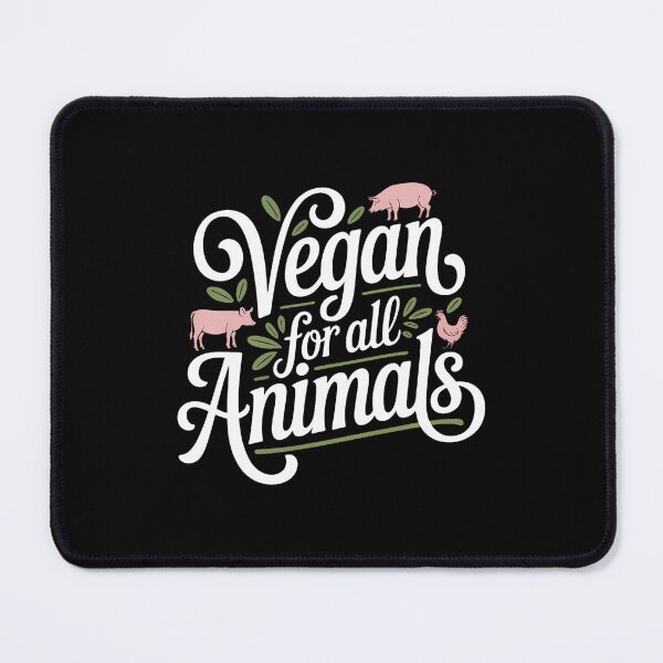 Item preview, Vegan for All Animals, Cow, Pig, Chicken, Vegan Lifestyle designed and sold by PunkNation-Arts.