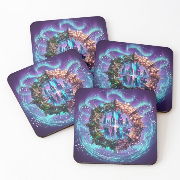 Item preview, Glitch City Parallel Realities Cyberpunk Surreal Art designed and sold by MystArt1.