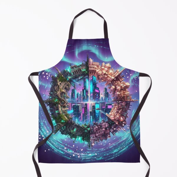 Item preview, Glitch City Parallel Realities Cyberpunk Surreal Art designed and sold by MystArt1.