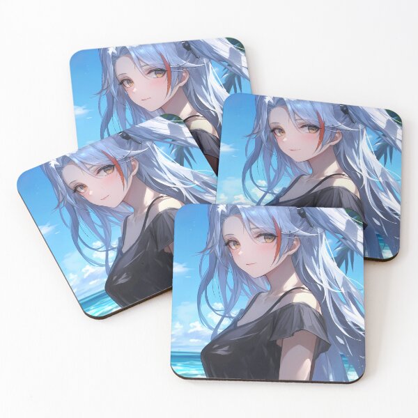 Item preview, Prinz Eugen Azur Lane Silver Hair Seaside Breeze designed and sold by 108Recordings.