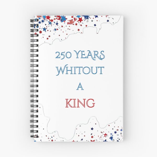 Item preview, 250 Years Without a King Minimalist Design – USA 250 Anniversary Statement Art designed and sold by Salvemar.
