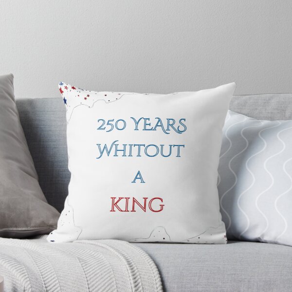 Item preview, 250 Years Without a King Minimalist Design – USA 250 Anniversary Statement Art designed and sold by Salvemar.