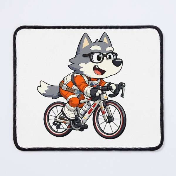 Item preview, Rebel But Nerdy | Cyclist Wolf – Can't Fly? Bike Ride! designed and sold by SP3CTR3-7.
