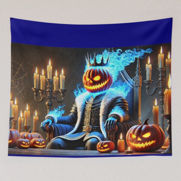 Item preview, The Inferno King - Commanding the Blue Flames designed and sold by WheelieGdArt.