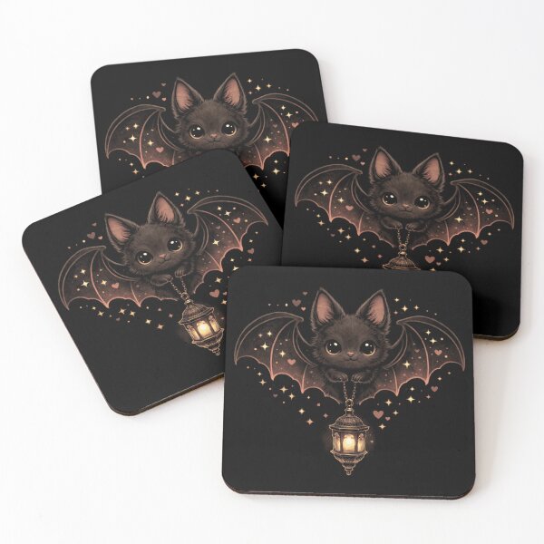 Item preview, Cute Gothic Bat Lantern – Dark Kawaii Aesthetic  designed and sold by printedartgoods.