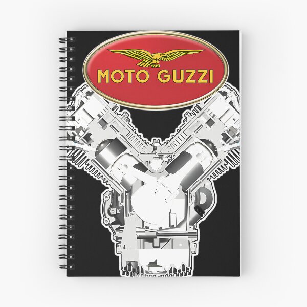 Item preview, Guzzi Logo And Engine T-Shirt designed and sold by Momoverse.
