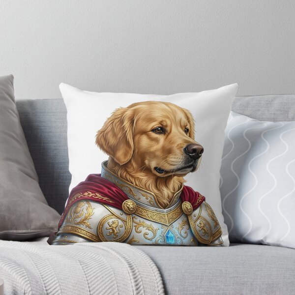 Item preview, Golden Retriever Paladin Knight Fantasy RPG Gaming Dog designed and sold by The BreedBoutique.
